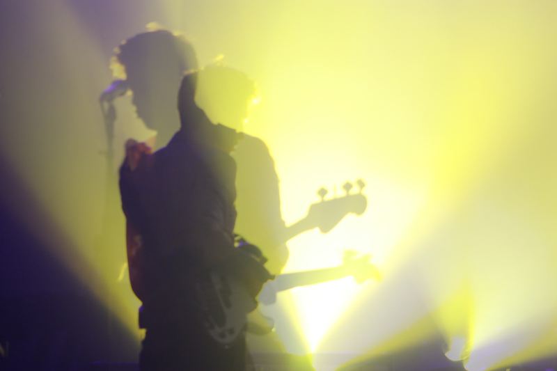Cut Copy — Mountain Oasis Electronic Music Summit, Asheville, North Carolina (2013). Color photograph by Jeff Pearson.