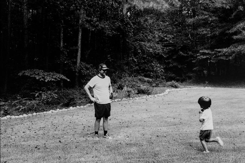 Here I Come — Home (2026). Black and white photograph by Jeff Pearson.